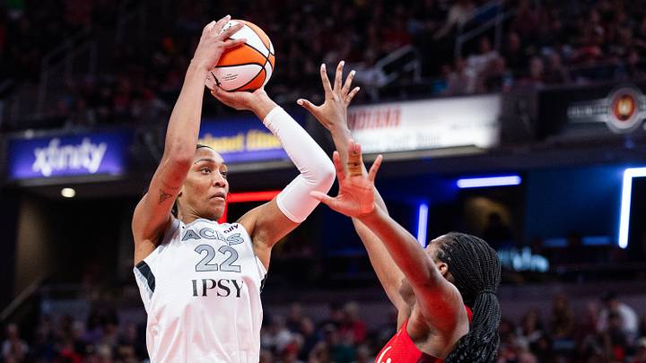 The Las Vegas Aces and center A'ja Wilson are favored in Game 1. The Las Vegas Aces and center A'ja Wilson are favored in Game 1.