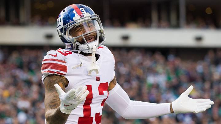 New York Giants wide receiver Odell Beckham New York Giants wide receiver Odell Beckham