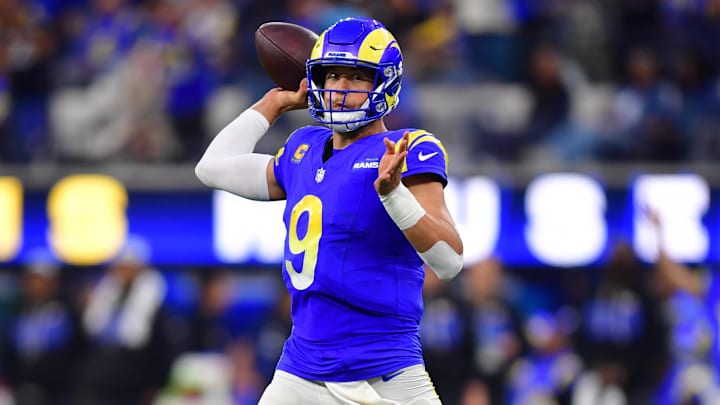 Los Angeles Rams quarterback Matthew Stafford is a solid prop target in Week 16. 