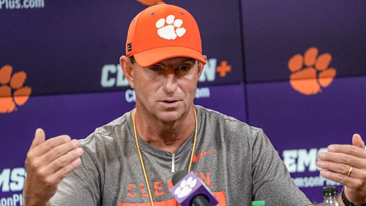Clemson Tigers head coach Dabo Swinney loves his team in 2025, but knows every team needs a little luck. Clemson Tigers head coach Dabo Swinney loves his team in 2025, but knows every team needs a little luck.