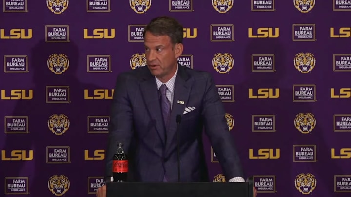 New LSU head coach Lane Kiffin called the program the best in the country during his introductory press conference.