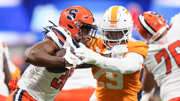 It looks like Syracuse football running back and return man Malachi James is out against Colgate on Friday evening.