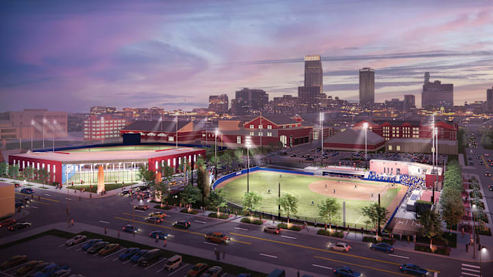 Creighton softball is building a state-of-the-art home ballpark, expected to be ready for action this fall. Creighton softball is building a state-of-the-art home ballpark, expected to be ready for action this fall.
