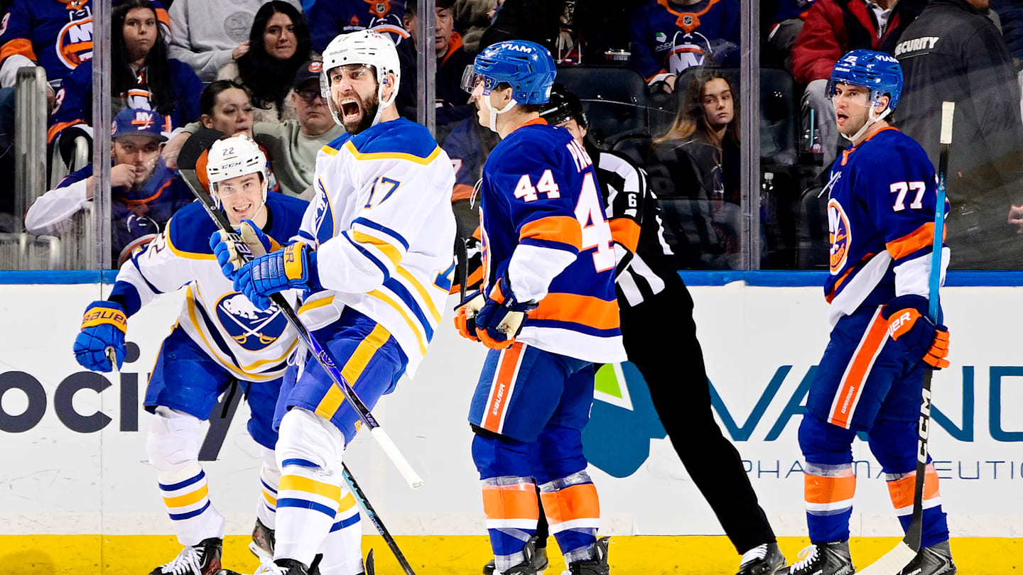 NY Islanders blanked 5-0 by Buffalo Sabres in return home after long road trip