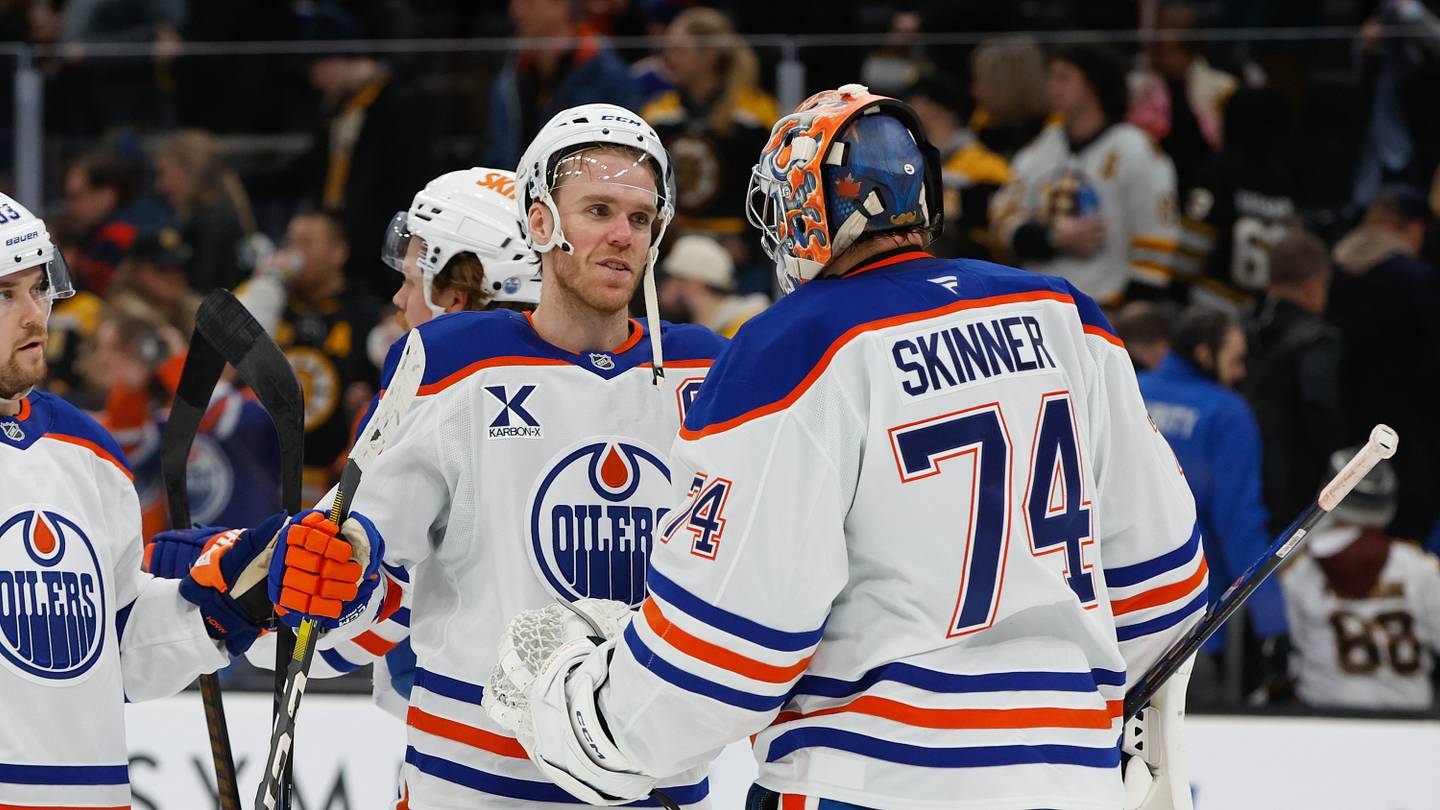 Oilers go from potential disaster to dominant shutout win in Boston
