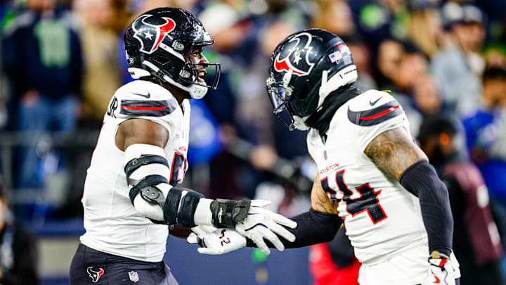 The Houston Texans defense is led by two of the NFL's brightest young stars -- Will Anderson Jr. and Derek Stingley Jr. The Houston Texans defense is led by two of the NFL's brightest young stars -- Will Anderson Jr. and Derek Stingley Jr.