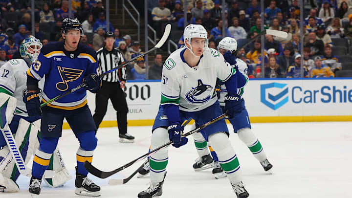 Vancouver Canucks v St Louis Blues