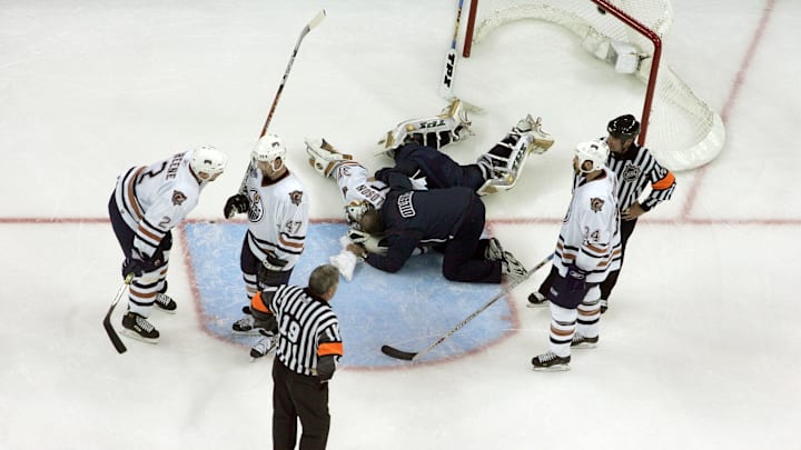 Edmonton Oilers v Carolina Hurricanes: Game 1