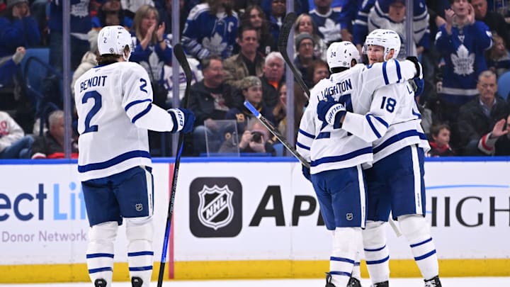 The Toronto Maple Leafs closed out their season with a big comeback win over the Detroit Red Wings at Scotiabank Arena.