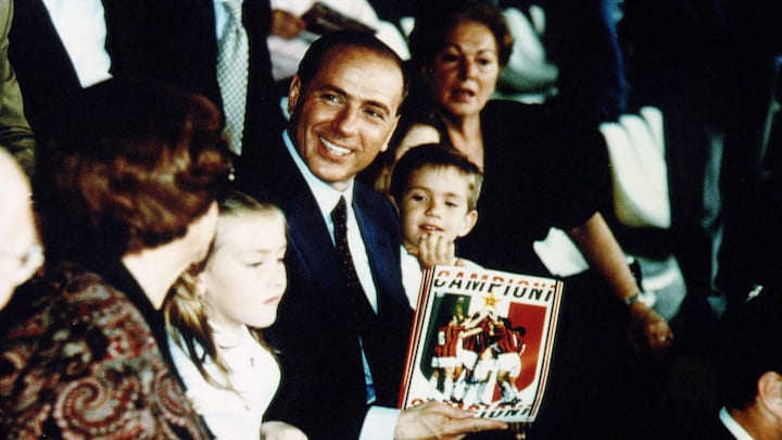 Silvio Berlusconi es la figura más importante en la historia del AC Milan