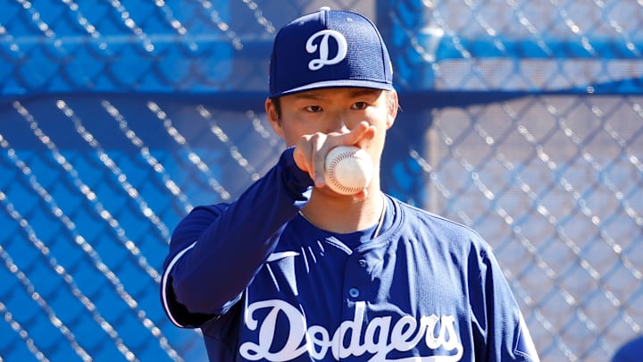 Yamamoto ya se entrena con los Dodgers