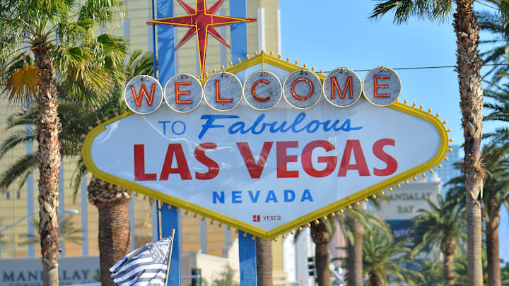 Oakland Raiders Announce Draft Picks At The Welcome To Fabulous Las Vegas Sign