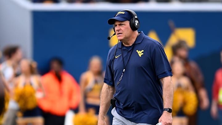 West Virginia Head Football Coach Rich Rodriguez.