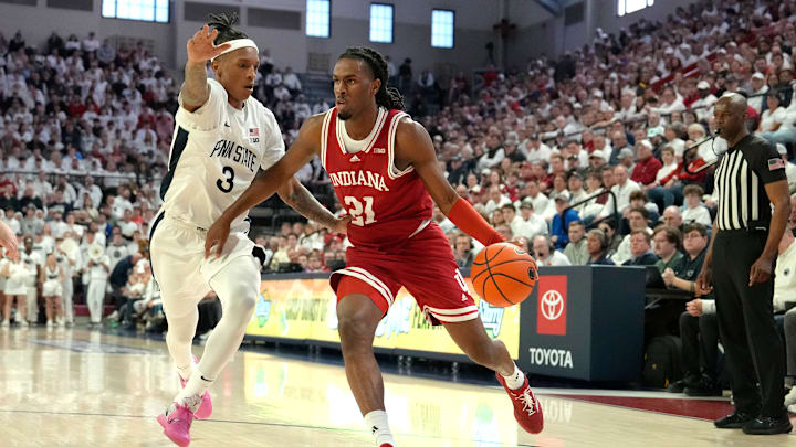Penn State guard Nick Kern Jr., Indiana guard Mackenzie Mgbako