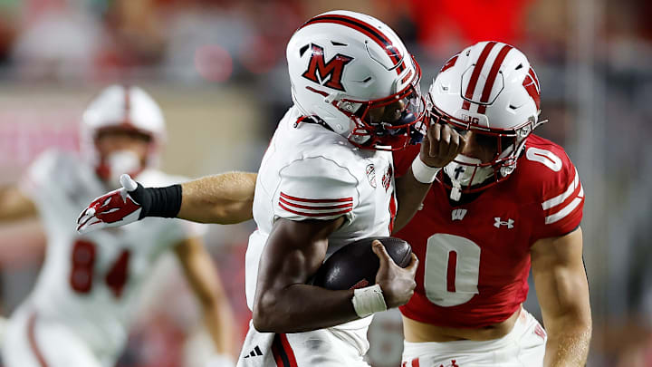 Christian Alliegro, Dequan Finn, Wisconsin Badgers, Miami RedHawks