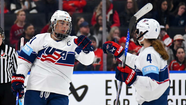 Team United States v Team Canada  - Edmonton - Game Two