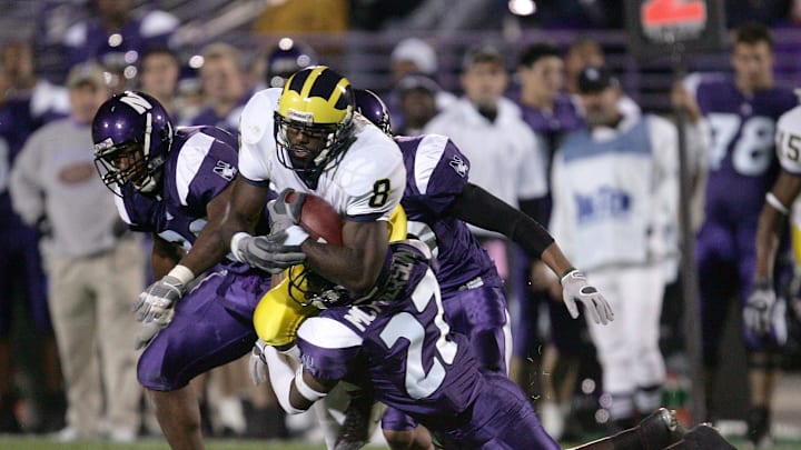 Jason Avant hauls in one of his five catches vs Northwestern