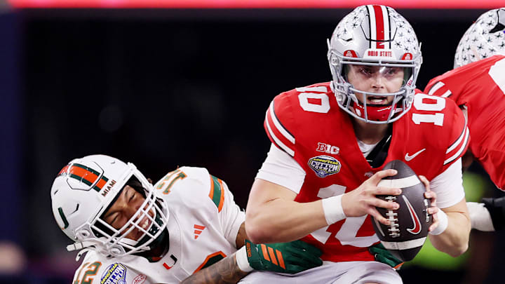College Football Playoff Quarterfinal - Goodyear Cotton Bowl Classic: Miami v Ohio State