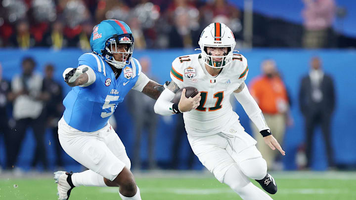 College Football Playoff Semifinal - Vrbo Fiesta Bowl: Miami v Ole Miss