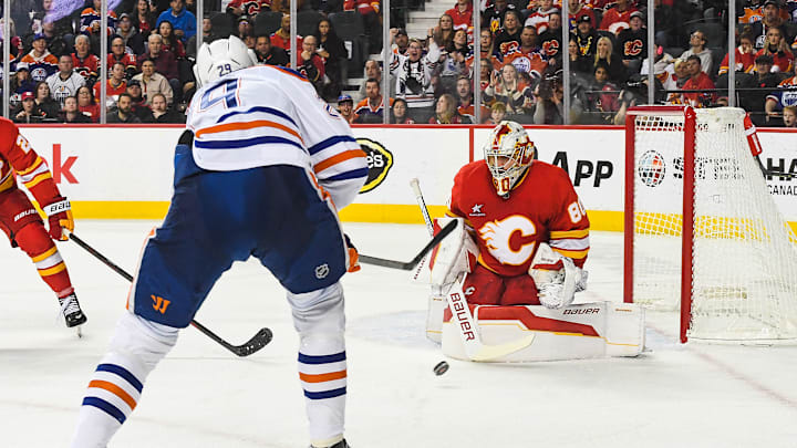 Edmonton Oilers v Calgary Flames
