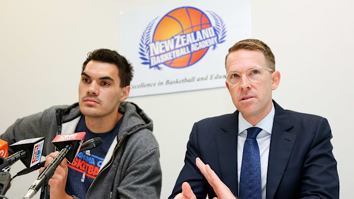 Steven Adams and Sam Presti, Oklahoma City Thunder