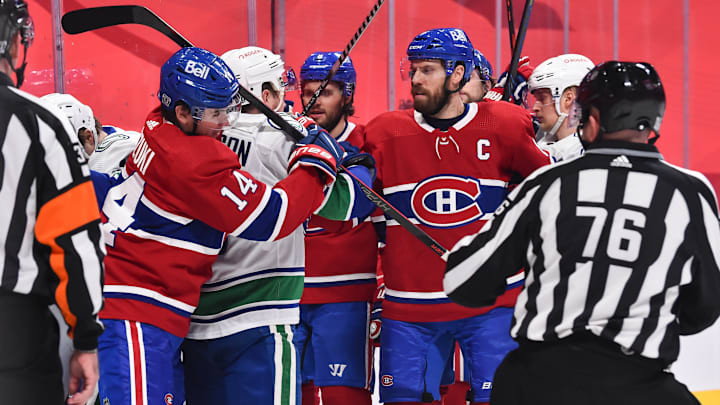 Vancouver Canucks v Montreal Canadiens