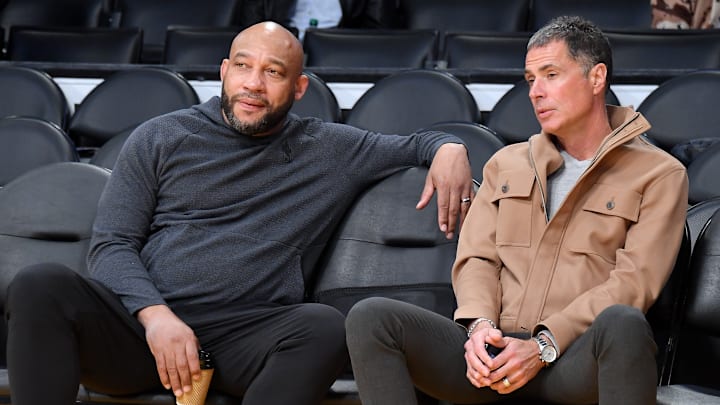 Celebrities At The Los Angeles Lakers Game