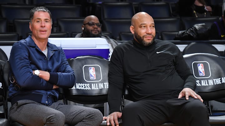 Celebrities At The Los Angeles Lakers Game
