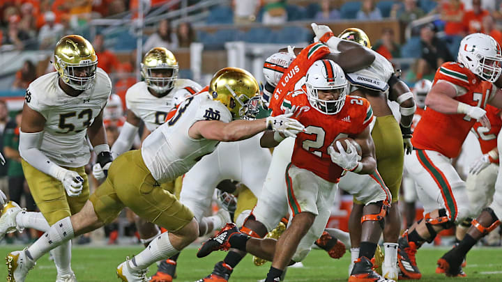 Hurricanes have a "prove it" game vs National runner-up Notre Dame in opening game of 2025 season. 