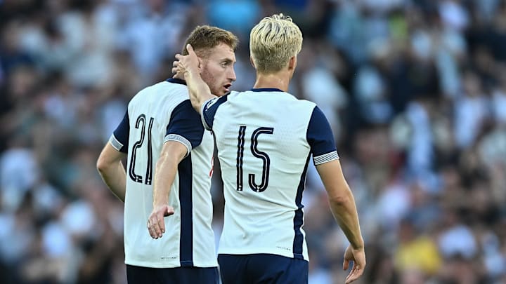 Club and soon to be international team mates Lucas Bergvall and Dejan Kulusevski 