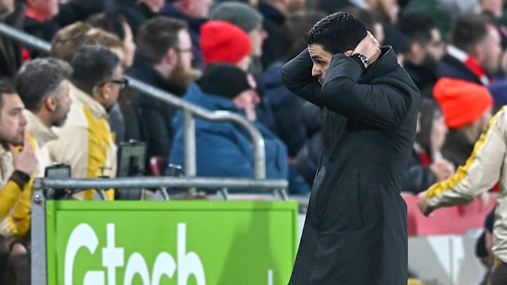 Mikel Arteta could not hide his frustration at Brentford