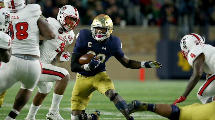 Josh Adams, Notre Dame Fighting Irish, North Carolina State Wolfpack