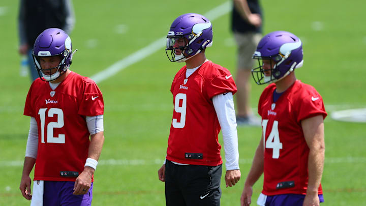 Sam Darnold, Nick Mullens, J.J. McCarthy, Minnesota Vikings