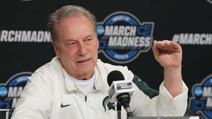 Michigan State head coach Tom Izzo