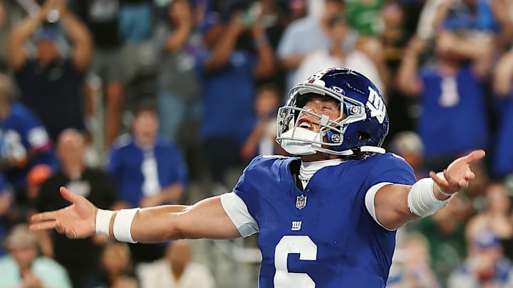 New York Jets v New York Giants - NFL Preseason 2025 - Jaxson Dart