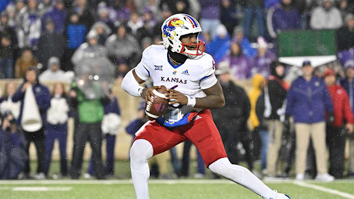 Kansas quarterback Jalon Daniels will look to lead the Kansas Jayhawks to a conference title