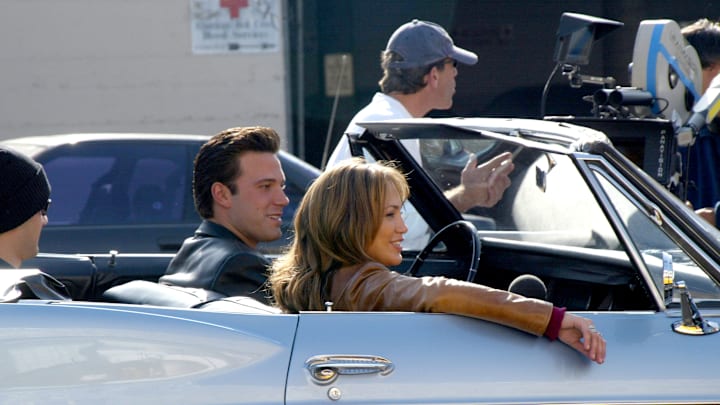 Lopez And Affleck On Gigli Set