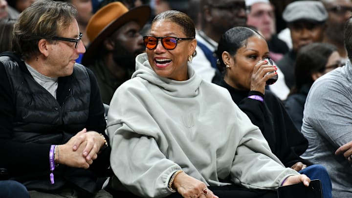 Celebrities At The Los Angeles Clippers Game