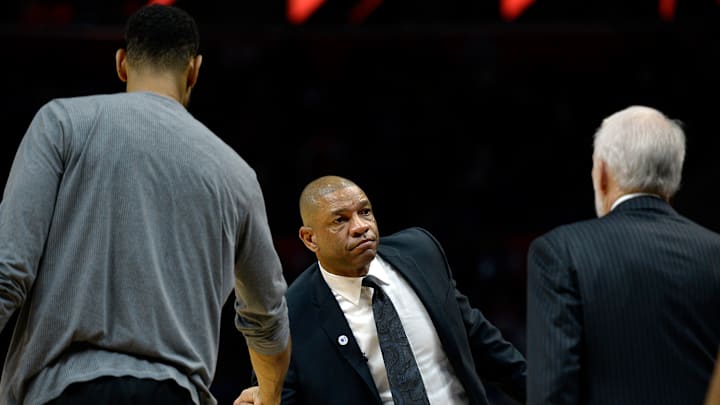 Doc Rivers, Tim Duncan, Gregg Popovich