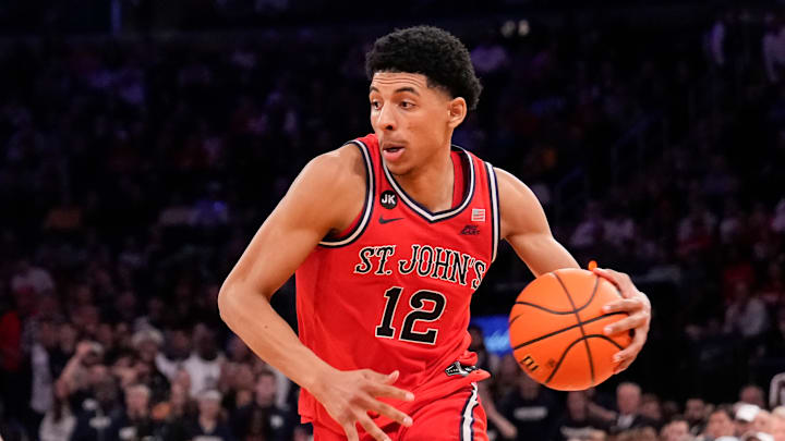 Big East Basketball Tournament - Semifinals; St. John's basketball forward RJ Luis