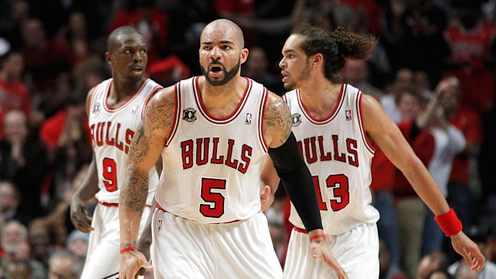 Luol Deng, Joakim Noah, Carlos Boozer 
