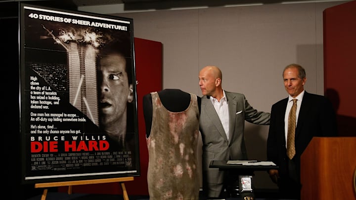 Bruce Willis Donates "Die Hard" Memorabilia