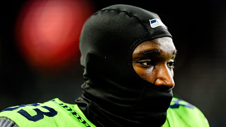 Dareke Young of the Seattle Seahawks Dareke Young of the Seattle Seahawks