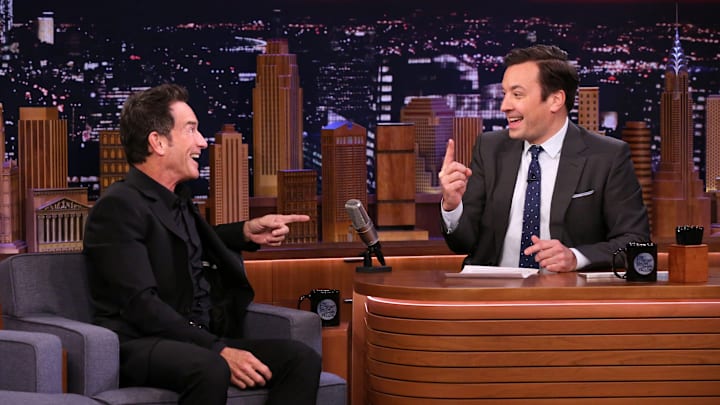 Jeff Probst and Jimmy Fallon from The Tonight Show Starring Jimmy Fallon - Season 7
