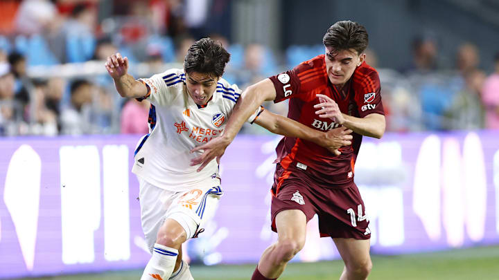 Alonso Coello and Toronto FC will try to hold back the potent attack of FC Cincinnati.
