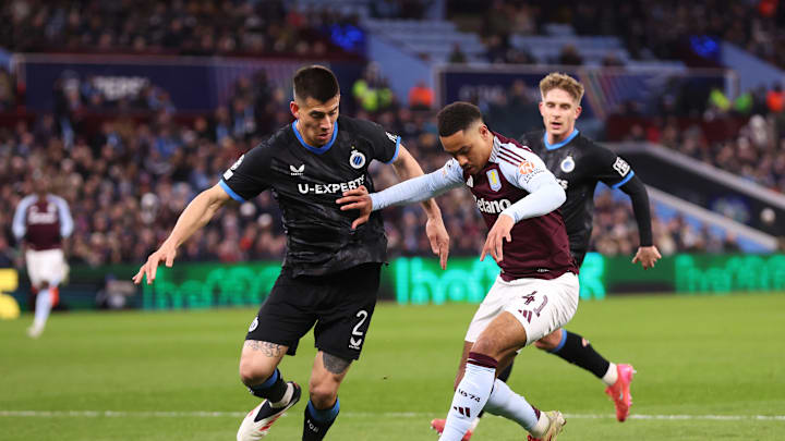 Aston Villa FC v Club Brugge KV - UEFA Champions League 2024/25 Round of 16 Second Leg