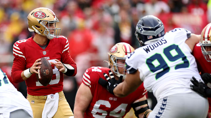 San Francisco 49ers quarterback Brock Purdy (13)