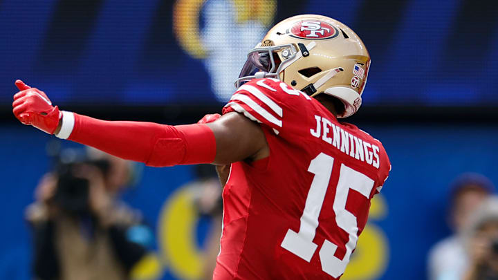 San Francisco 49ers wide receiver Jauan Jennings (15)