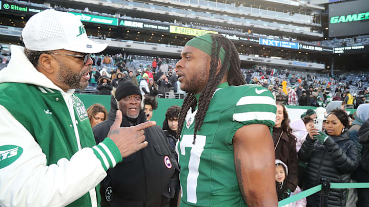 Celebrities Attend The Miami Dolphins Vs New York Jets Game