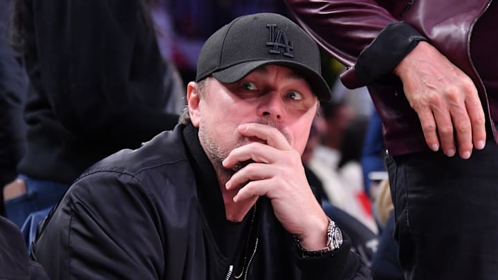 Celebrities At The Los Angeles Lakers Game